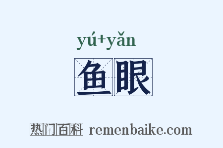 鱼眼是什么意思的图片